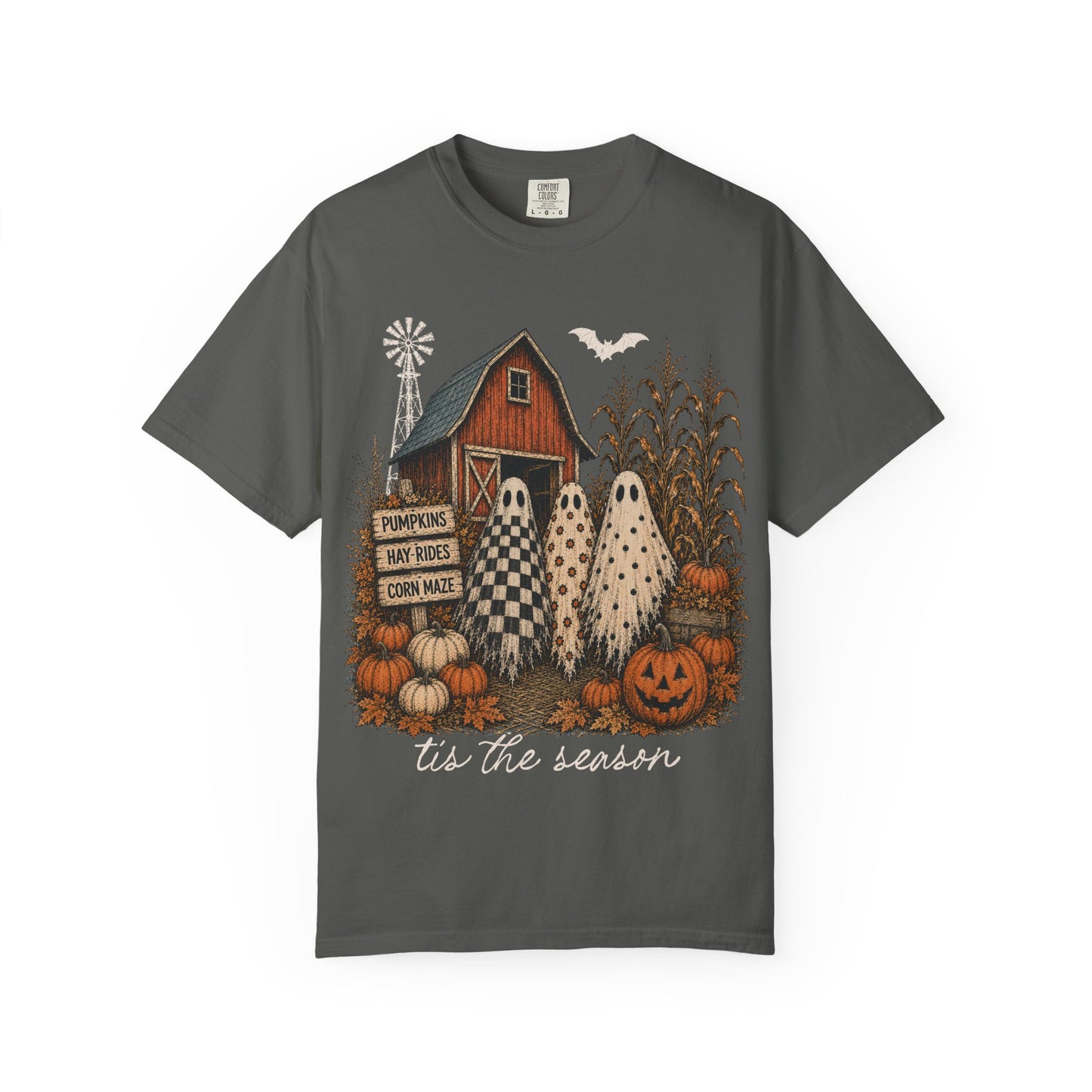 Halloween Graphic tee Unisex Garment-Dyed T-shirt