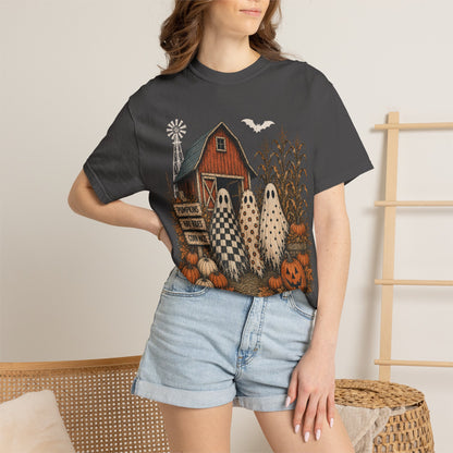Halloween Graphic tee Unisex Garment-Dyed T-shirt