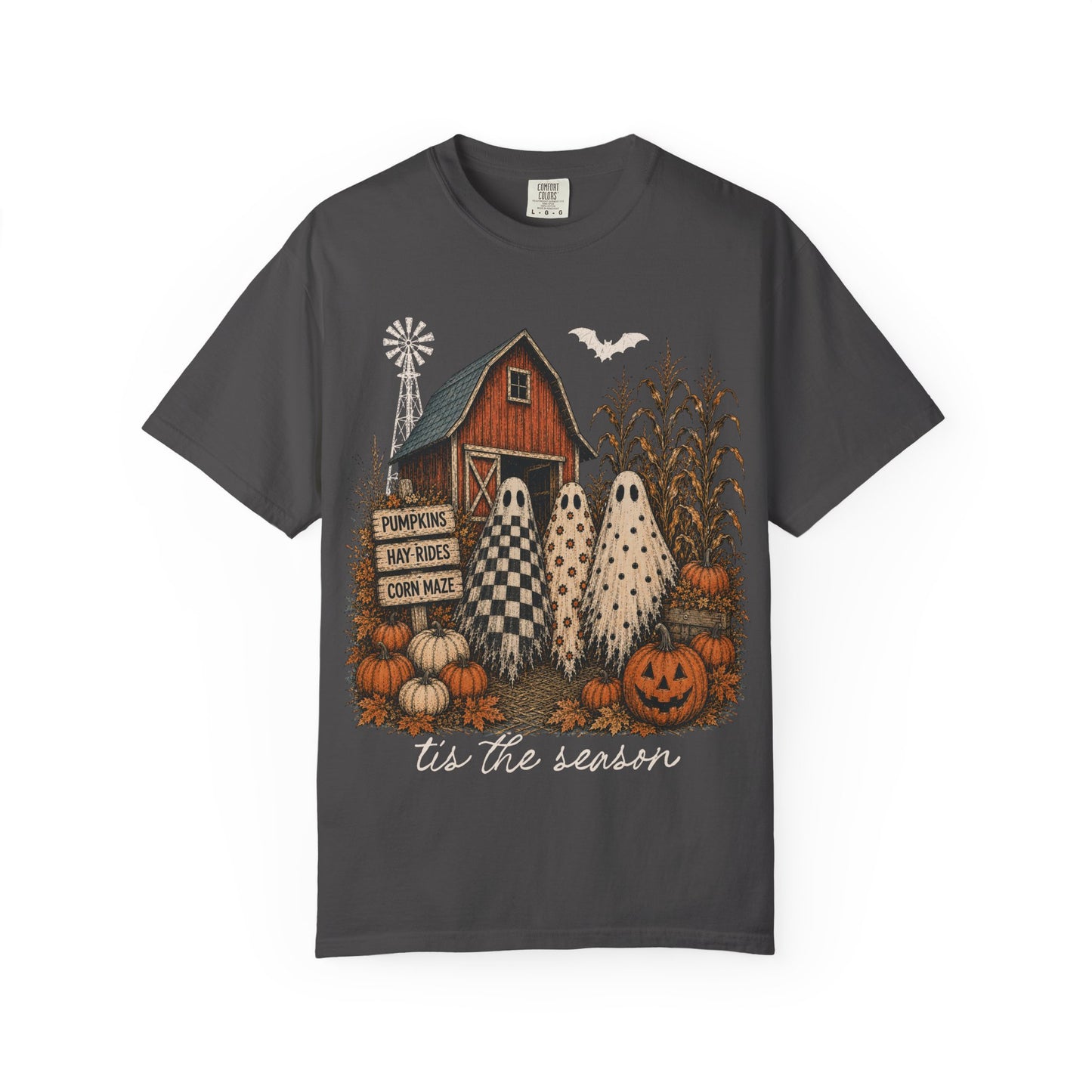 Halloween Graphic tee Unisex Garment-Dyed T-shirt