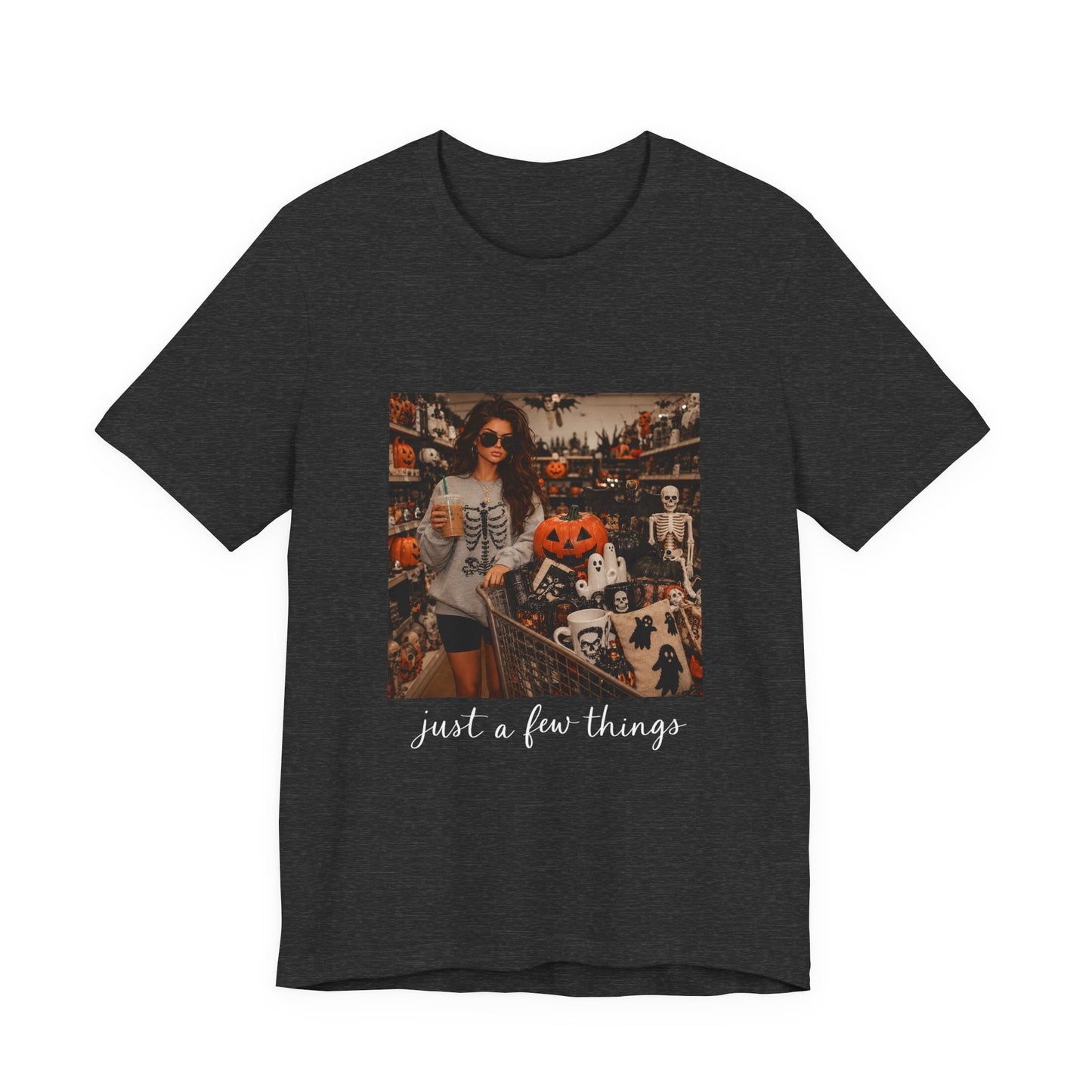 Halloween Vintage Photo Tee — "just a few things" Pumpkin Shop Graphic