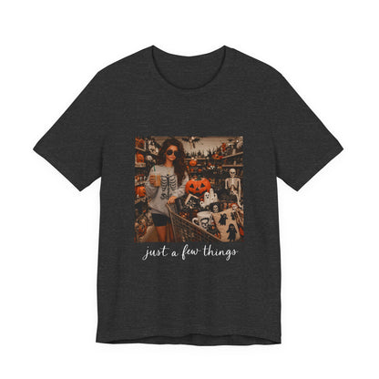 Halloween Vintage Photo Tee — "just a few things" Pumpkin Shop Graphic