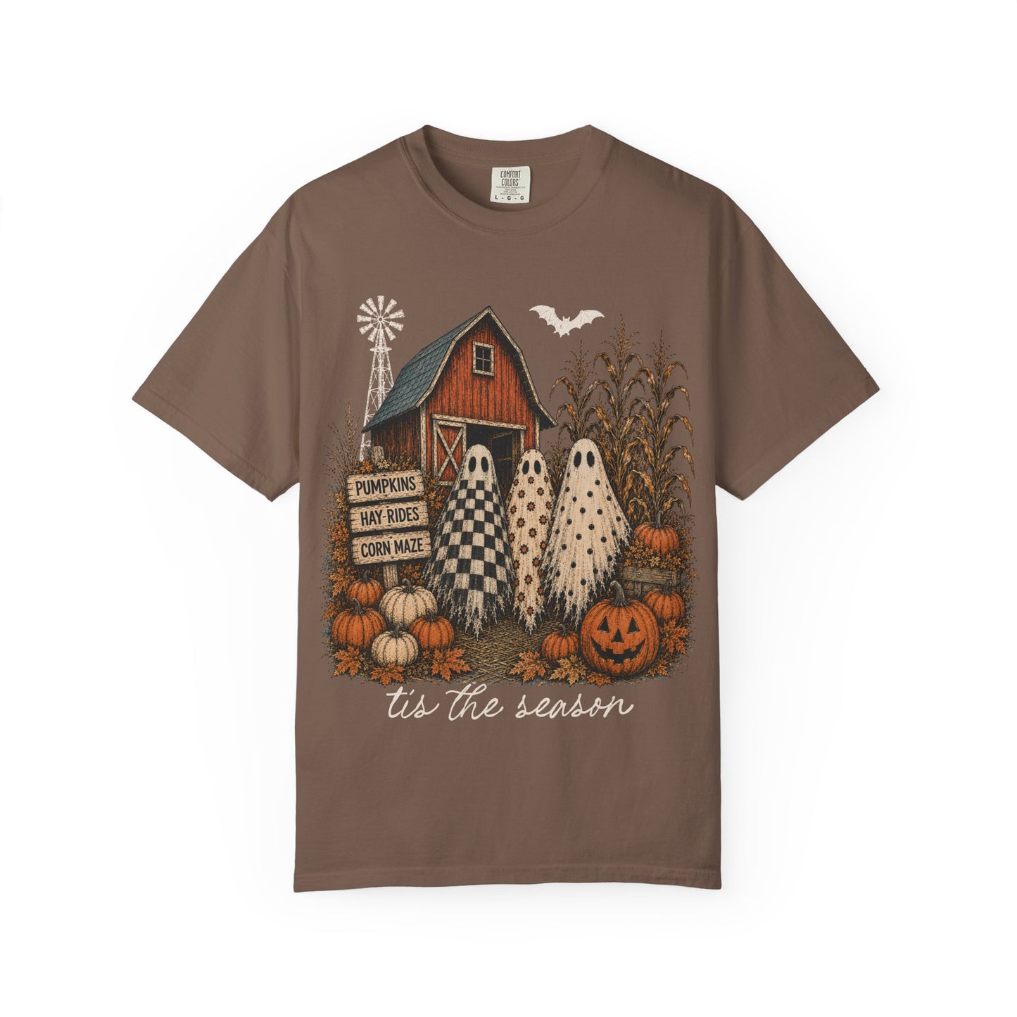 Halloween Graphic tee Unisex Garment-Dyed T-shirt