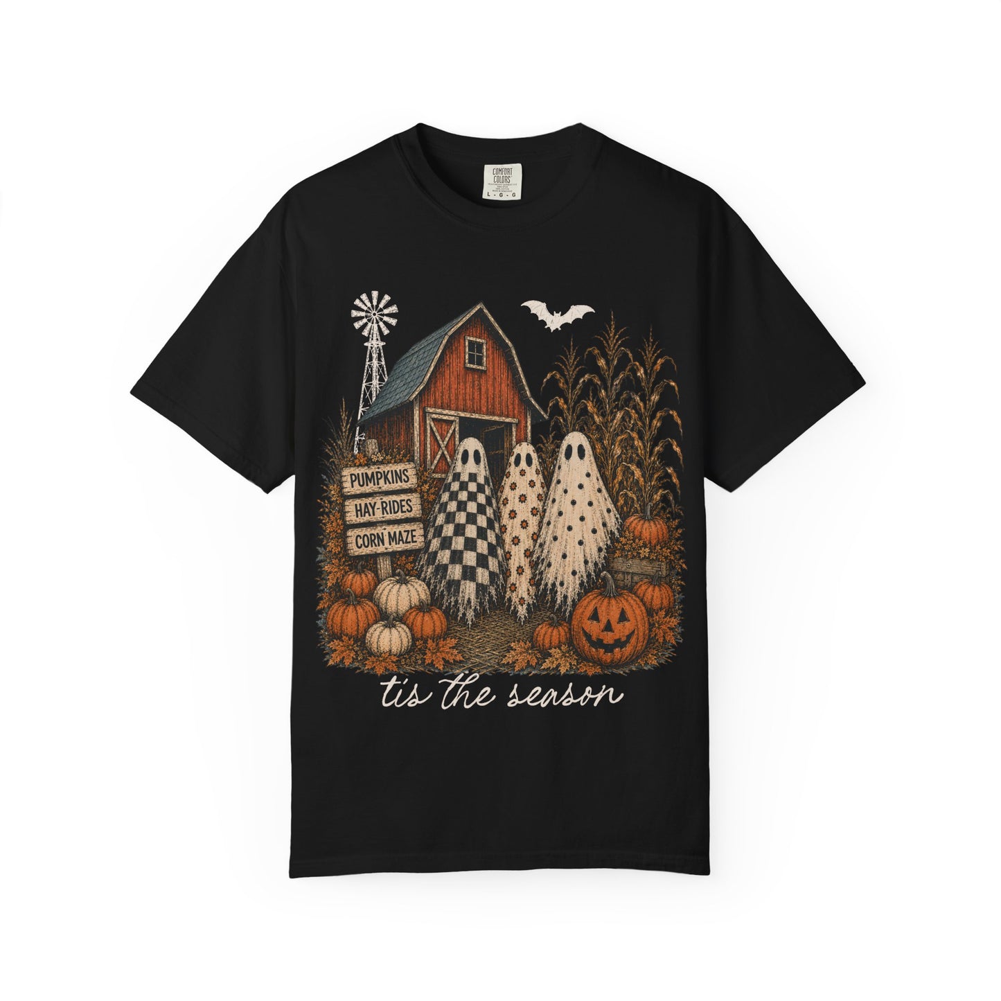 Halloween Graphic tee Unisex Garment-Dyed T-shirt