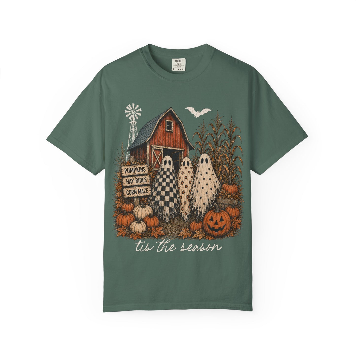 Halloween Graphic tee Unisex Garment-Dyed T-shirt