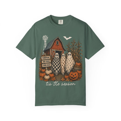 Halloween Graphic tee Unisex Garment-Dyed T-shirt