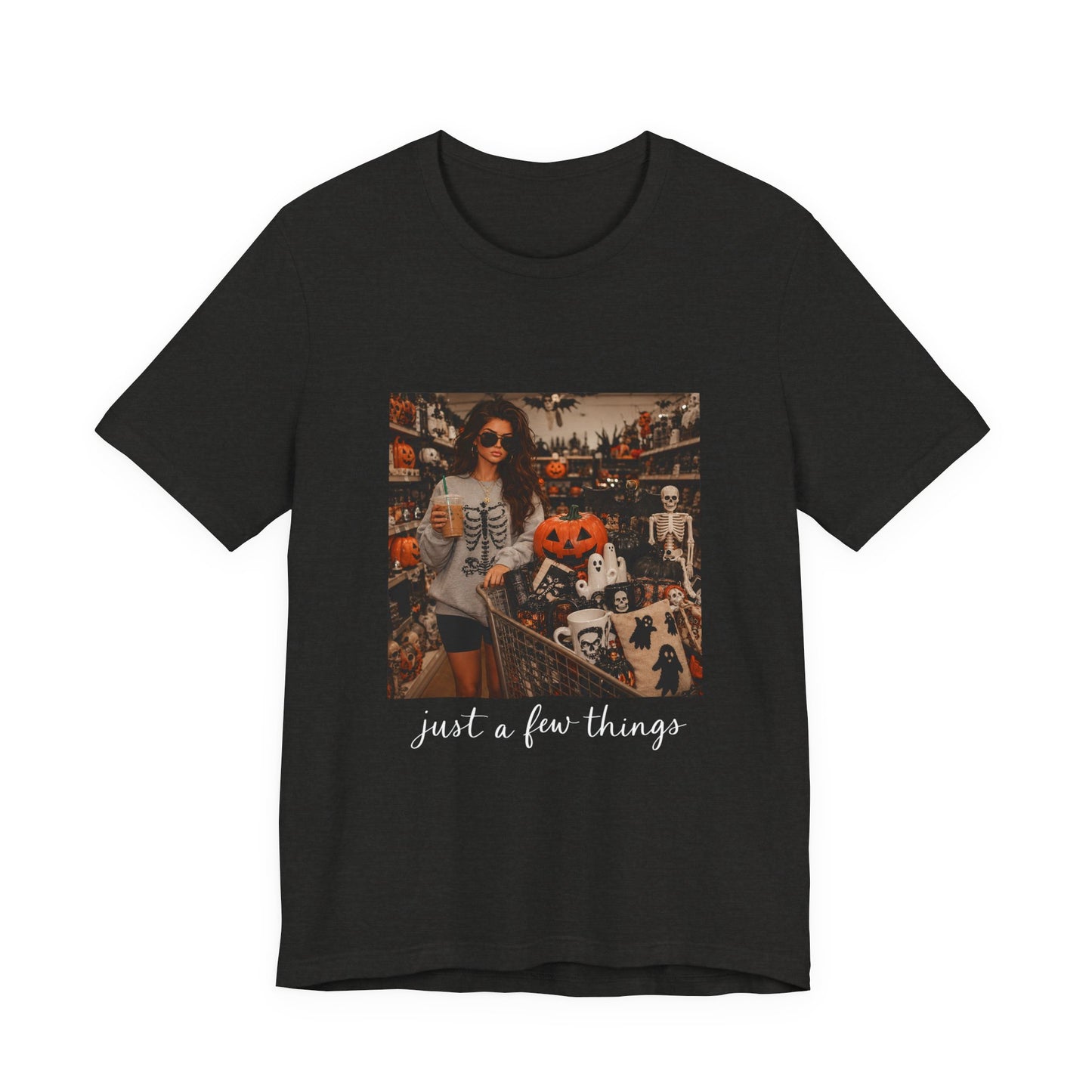 Halloween Vintage Photo Tee — "just a few things" Pumpkin Shop Graphic