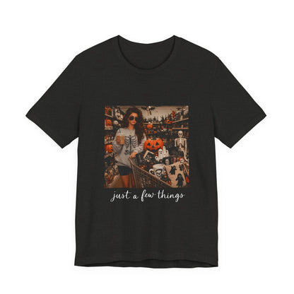 Halloween Vintage Photo Tee — "just a few things" Pumpkin Shop Graphic