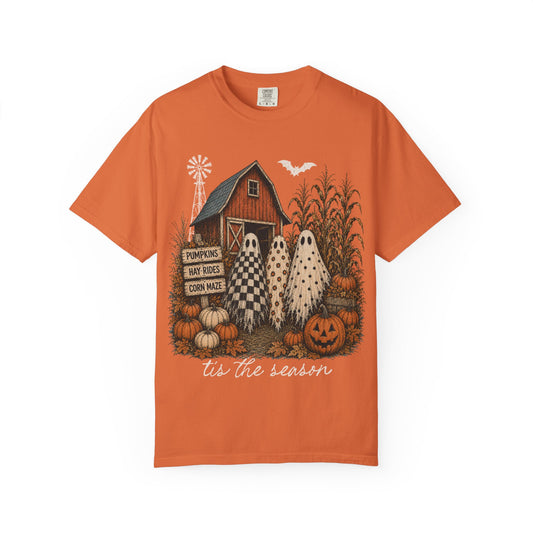 Halloween Graphic tee Unisex Garment-Dyed T-shirt