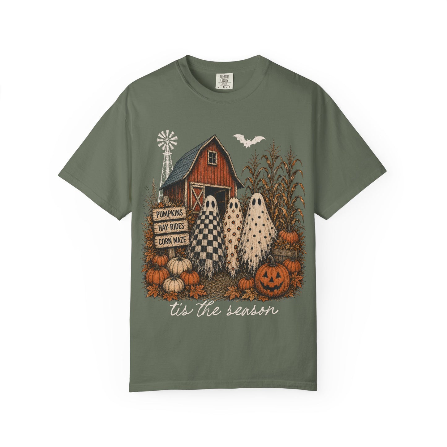 Halloween Graphic tee Unisex Garment-Dyed T-shirt