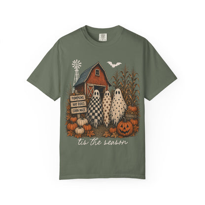 Halloween Graphic tee Unisex Garment-Dyed T-shirt