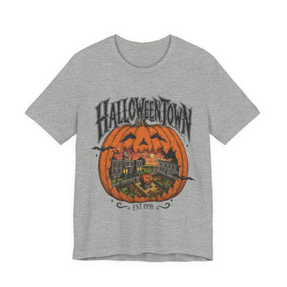 Halloweentown Pumpkin Graphic Tee — "Halloweentown" EST. 1993 Halloween T‑Shirt