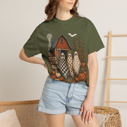 Halloween Graphic tee Unisex Garment-Dyed T-shirt