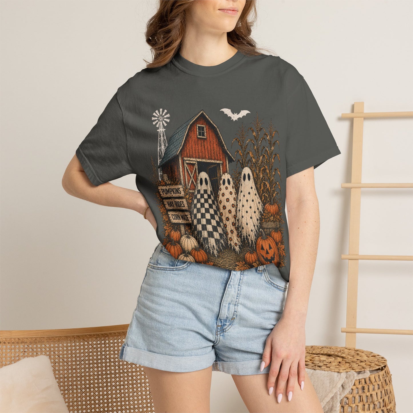 Halloween Graphic tee Unisex Garment-Dyed T-shirt