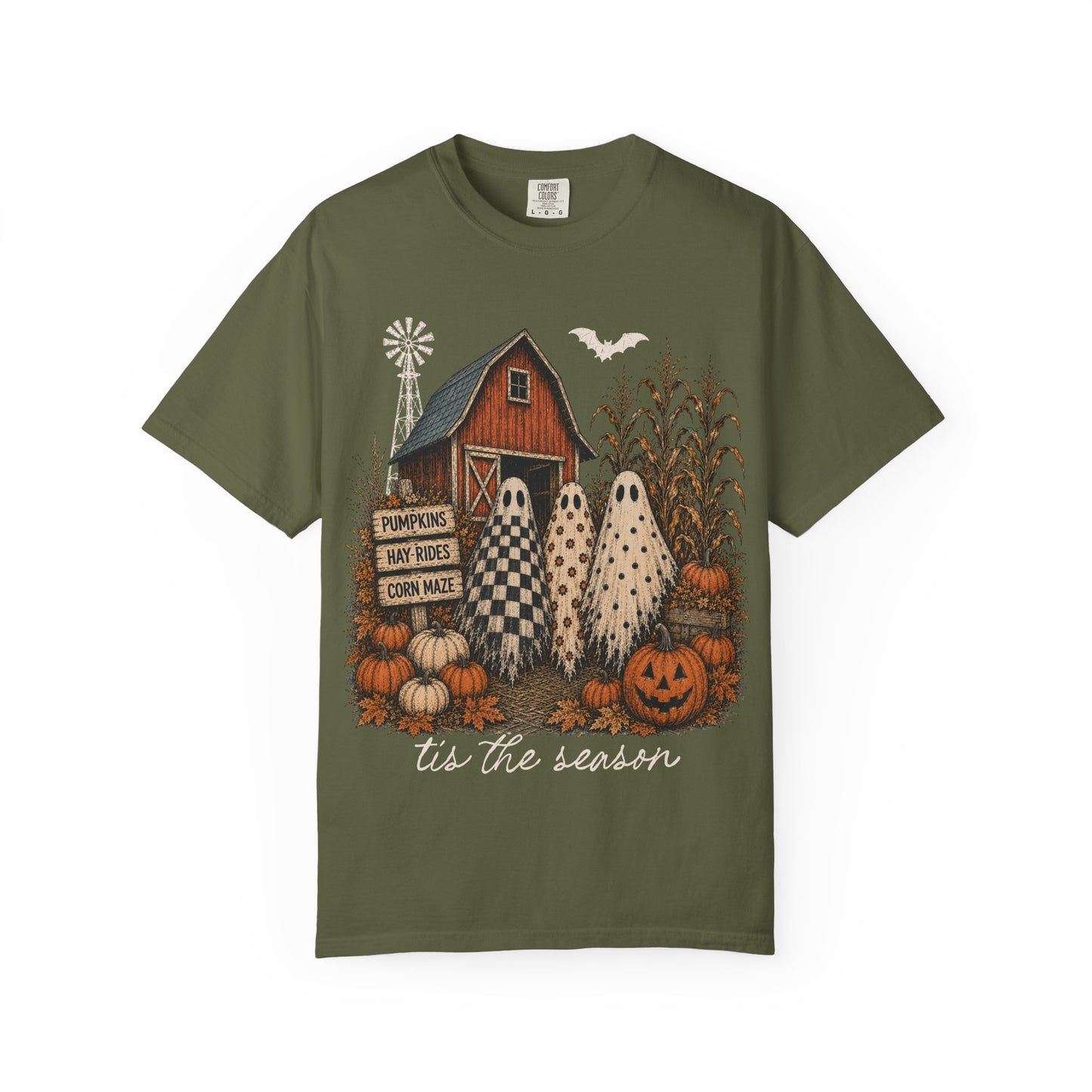 Halloween Graphic tee Unisex Garment-Dyed T-shirt