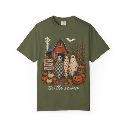 Halloween Graphic tee Unisex Garment-Dyed T-shirt