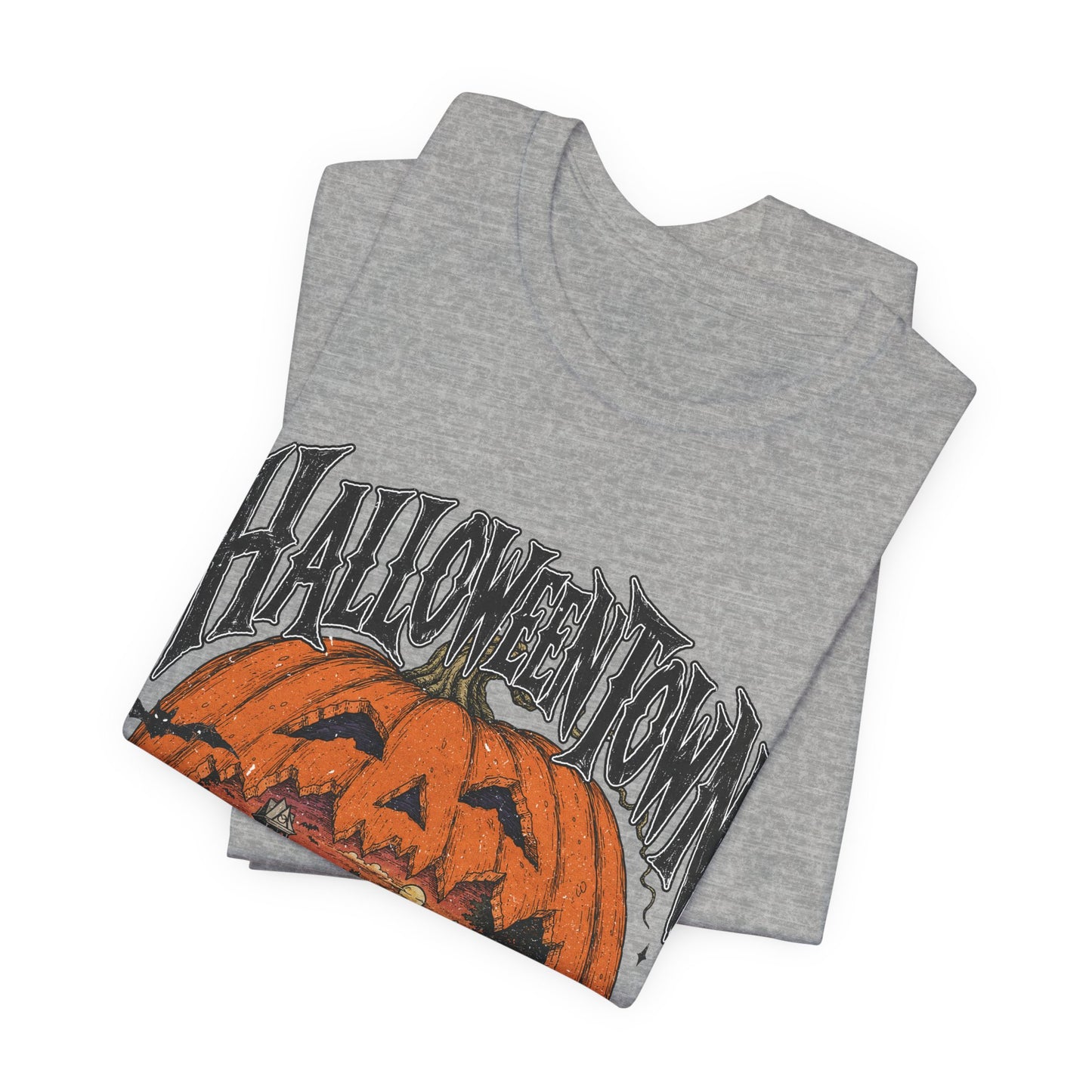 Halloweentown Pumpkin Graphic Tee — "Halloweentown" EST. 1993 Halloween T‑Shirt