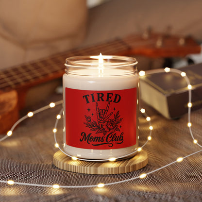 Tired Moms Club Scented Soy Candle — 9oz Comfort & Relaxation Gift