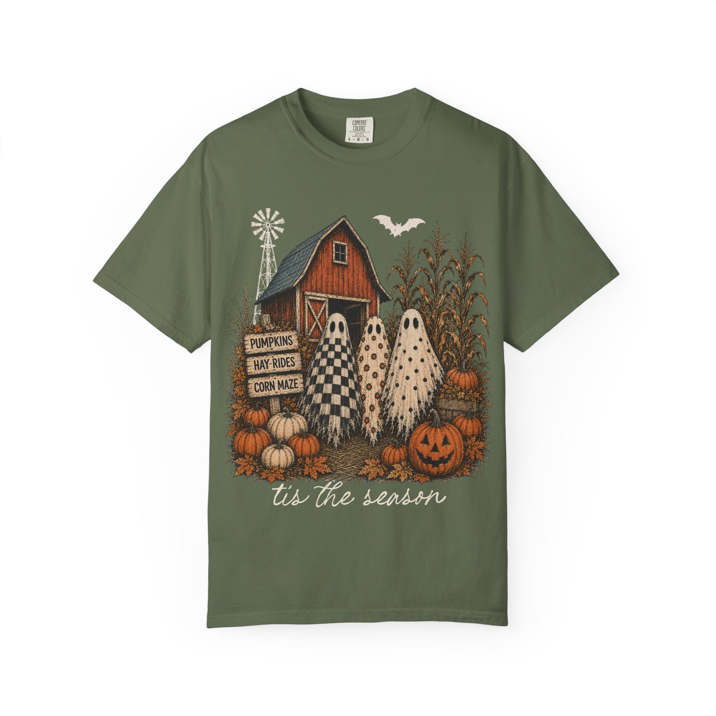 Halloween Graphic tee Unisex Garment-Dyed T-shirt