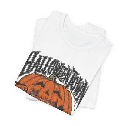 Halloweentown Pumpkin Graphic Tee — "Halloweentown" EST. 1993 Halloween T‑Shirt